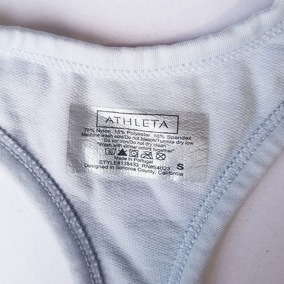 🌸 Athleta | Performance Stripe Tank‎ Top S - Picture 5 of 10